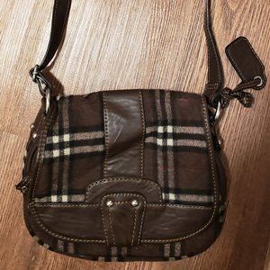 Plaid Cross Body Purse